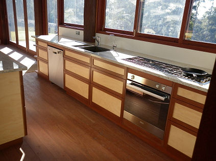 Brush Box Hoop Pine Granite Kitchen